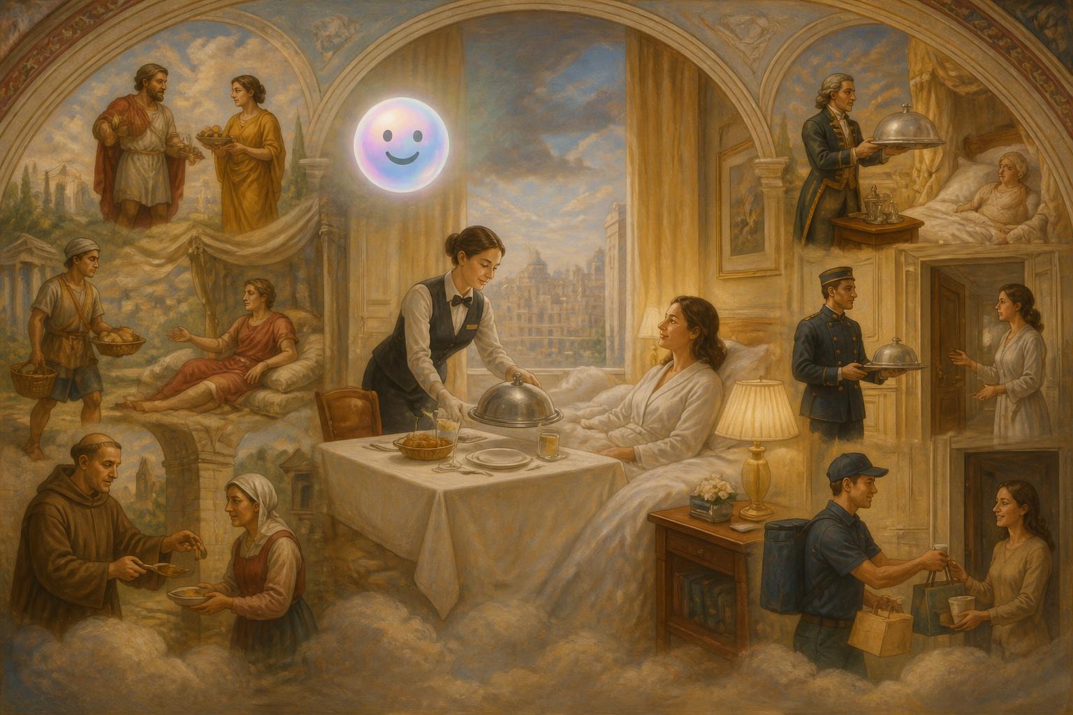 The art of dining in your pajamas