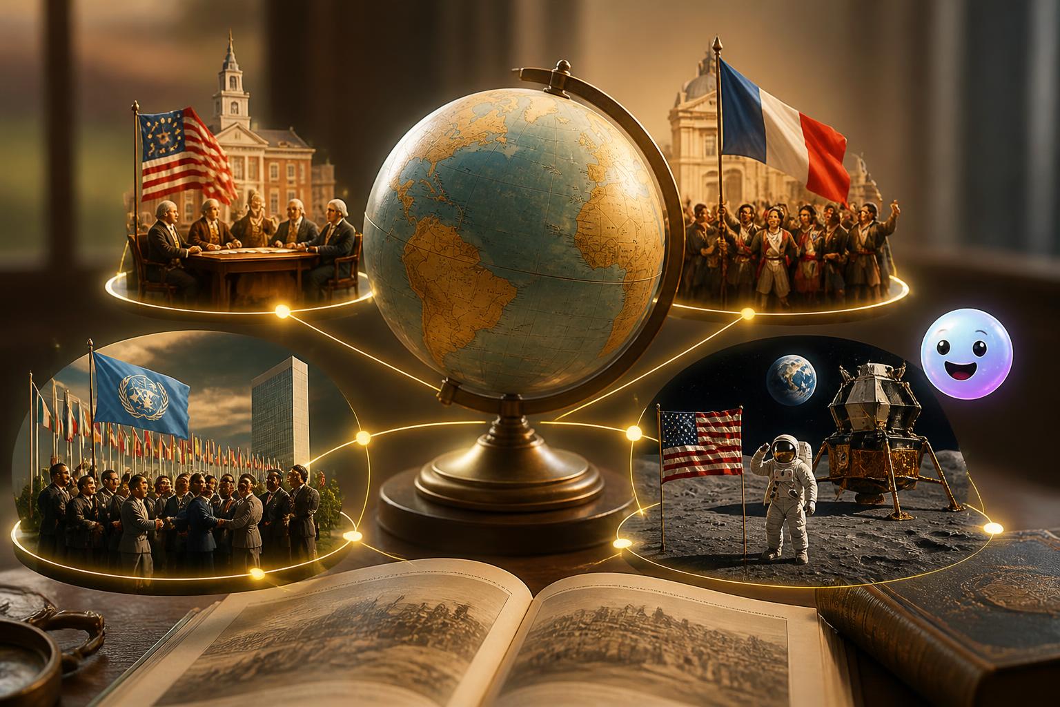 The cosmic alignment of history's twin years