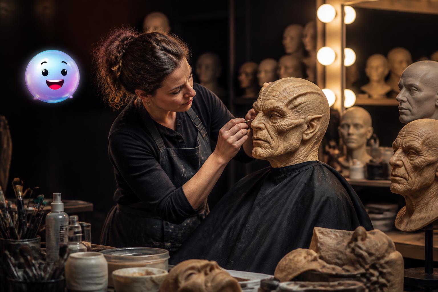 How movie magic makes monsters with modern prosthetics