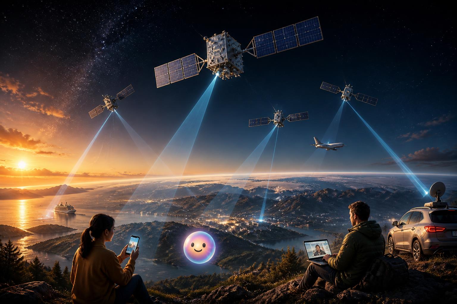 Your cell tower in the stars