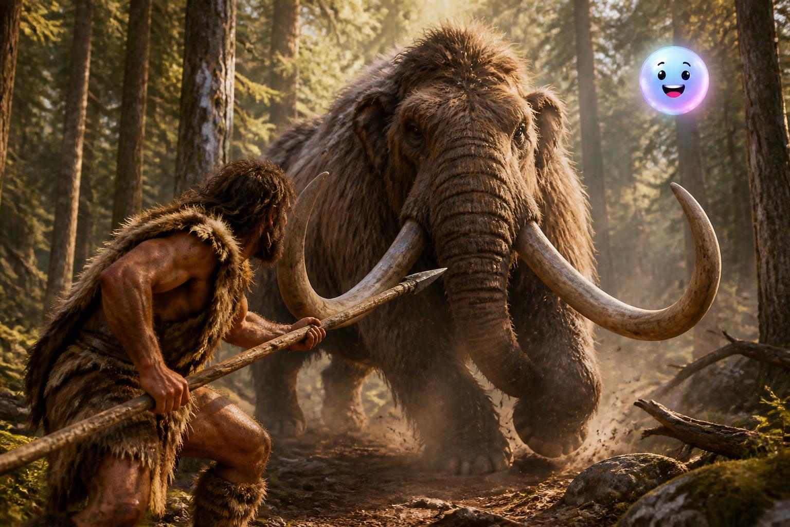 How to hunt a mammoth without getting squished