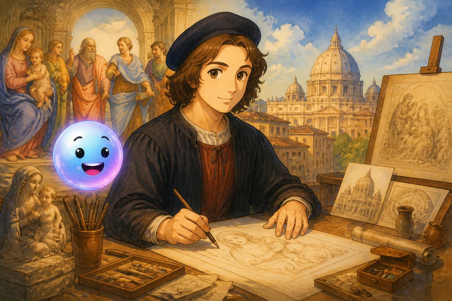 El arte de Rafael y la rivalidad que definió Roma