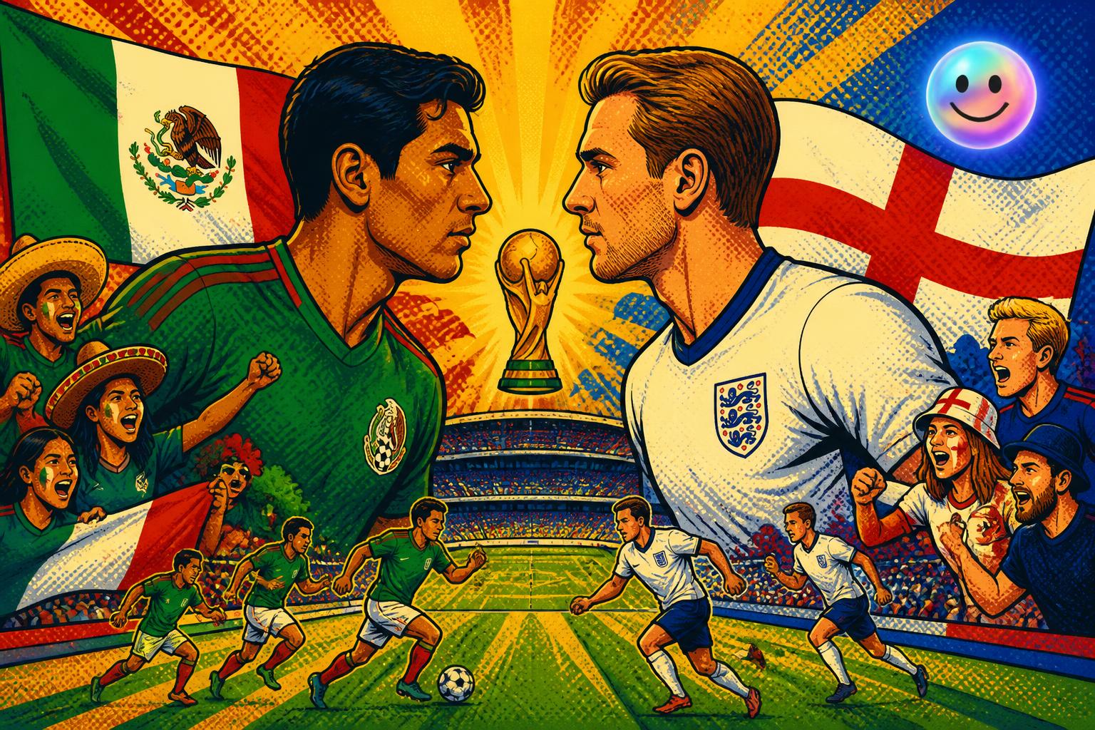 México contra Inglaterra