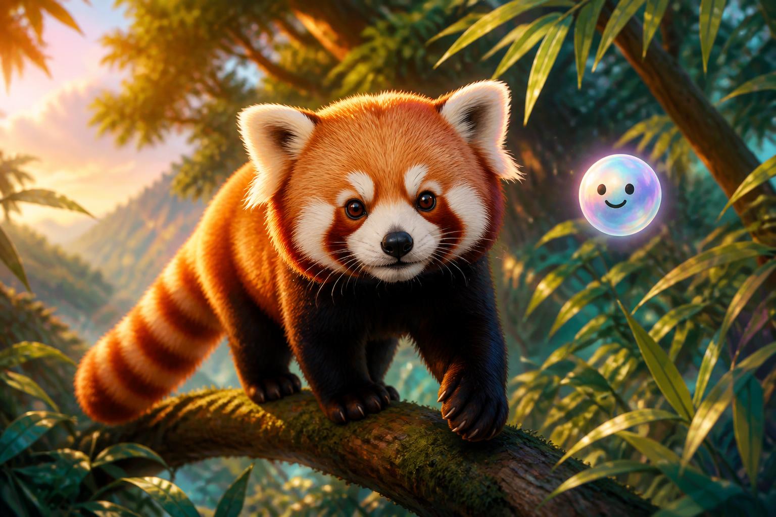 Los pandas rojos