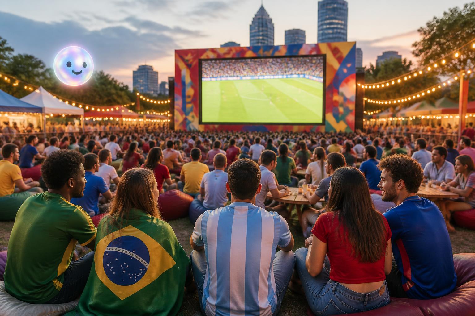 Inside the FIFA Fan Festival