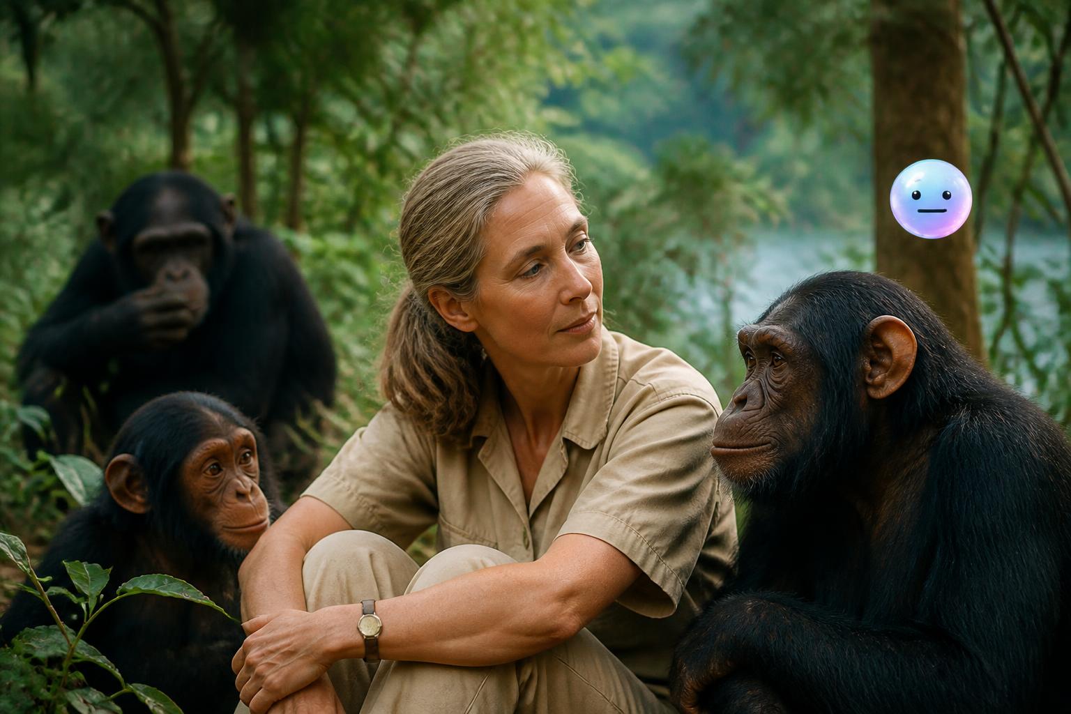 Jane Goodall y el espejo de los chimpancés
