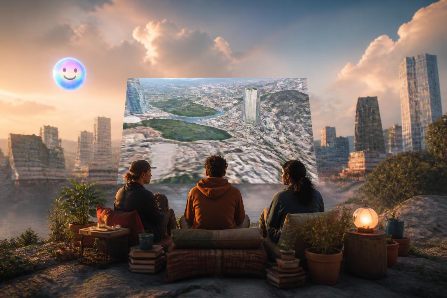 Cinema made with Google Maps