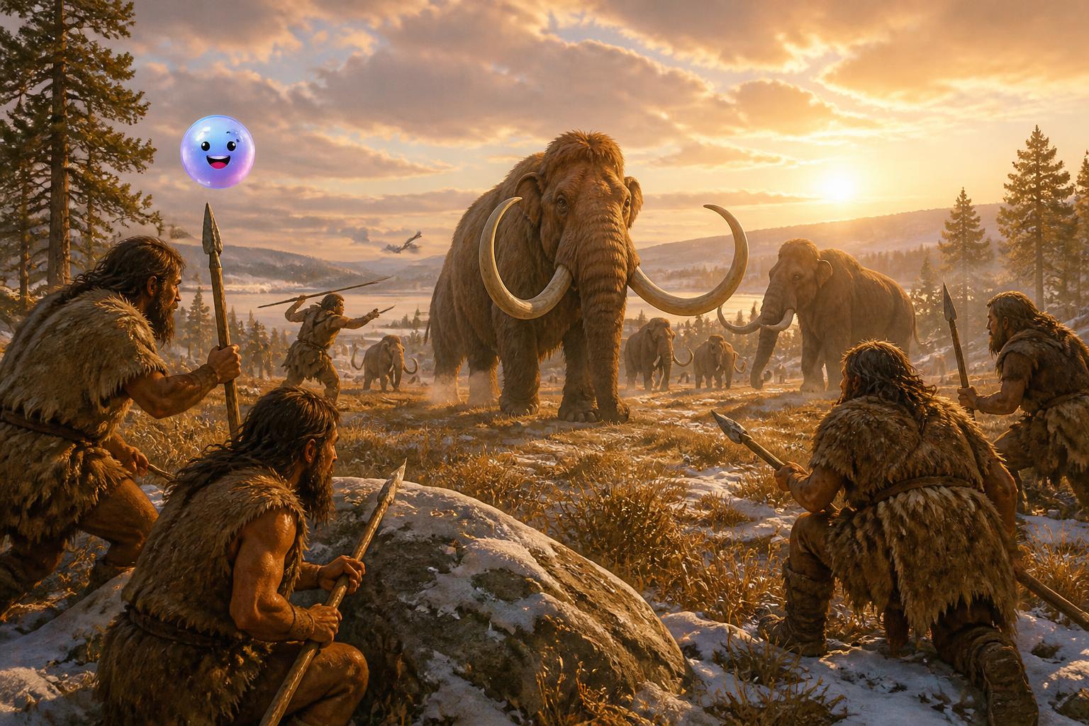 Mammoth hunters of ancient Germany