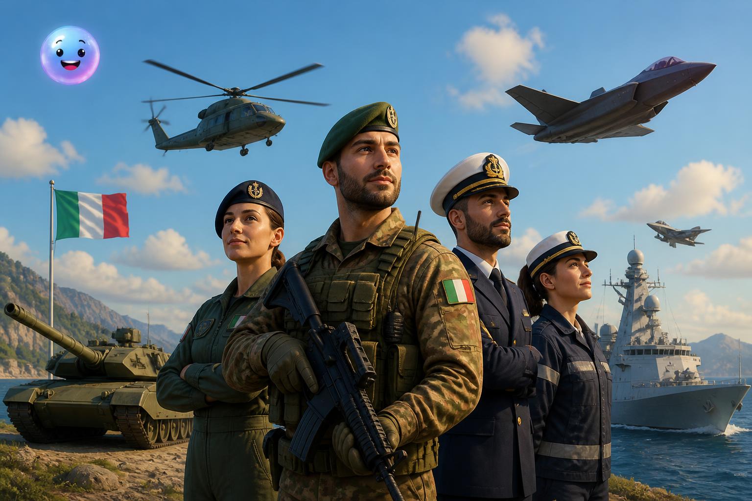 I custodi del tricolore tra terra, cielo e mare
