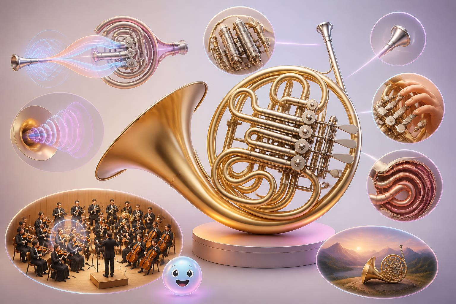 Unraveling the golden loops of the French horn