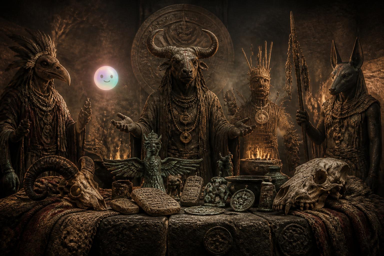 Dark figures of world mythology