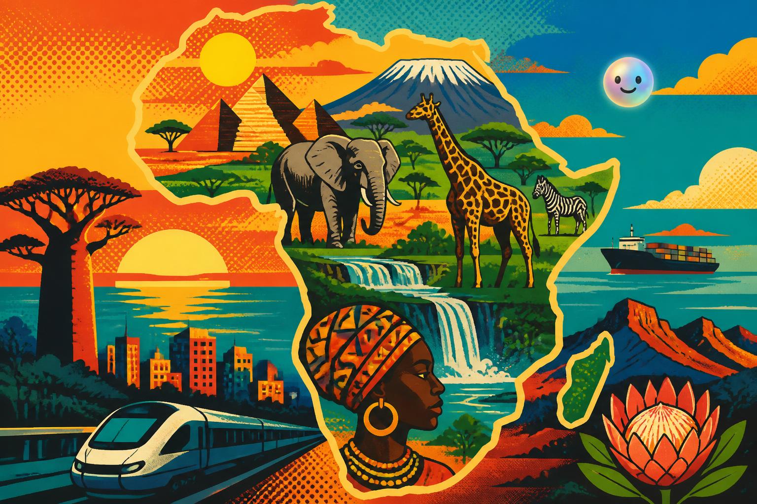 The wildest corners of the African map