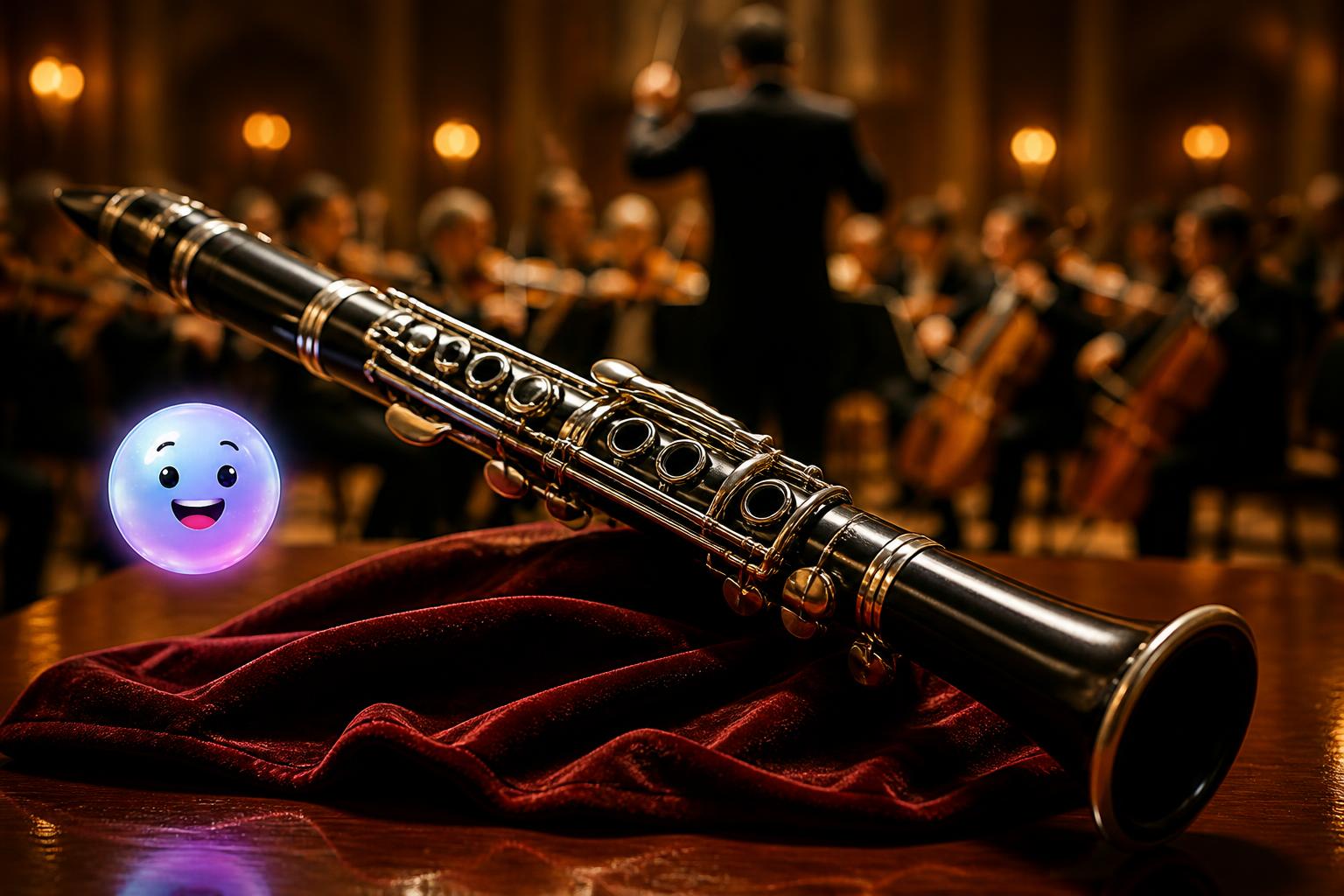 Em qual contexto moderno o som profundo do clarinete contrabaixo é