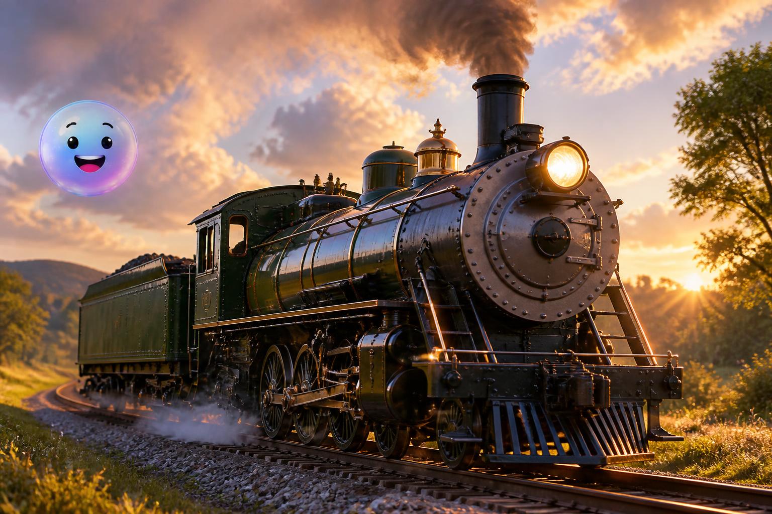 How to drive a rolling steam monster