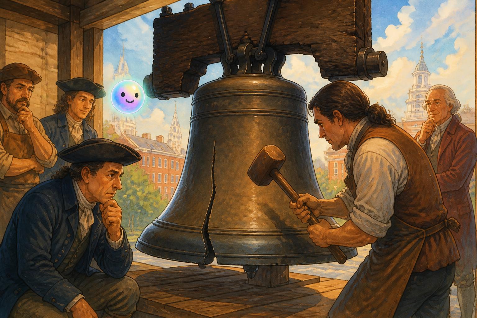 The real story behind the Liberty Bell's crack