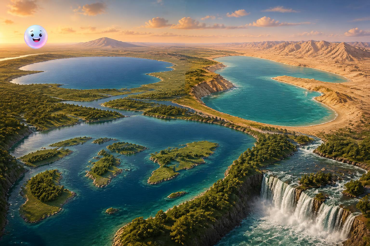 Giant puddles and super seas of the world
