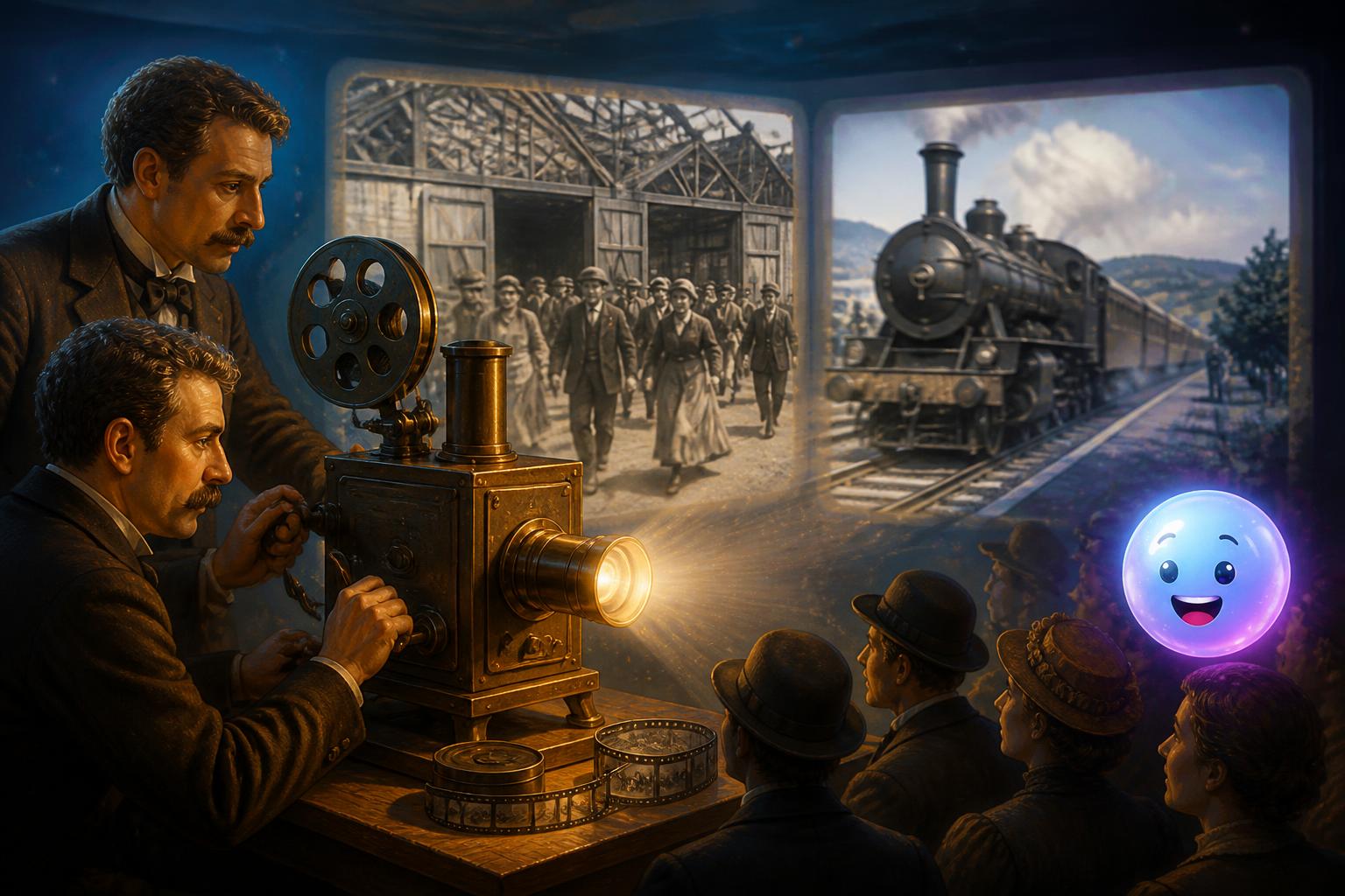 How a wooden box and a train created the movies