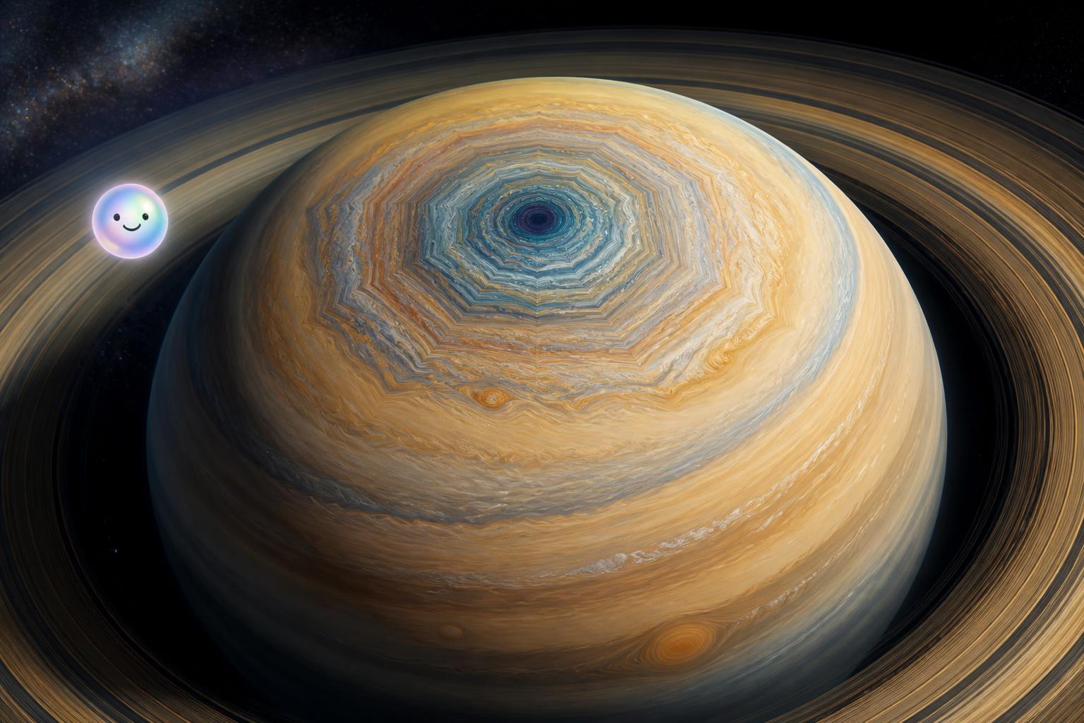 El decágono de Saturno