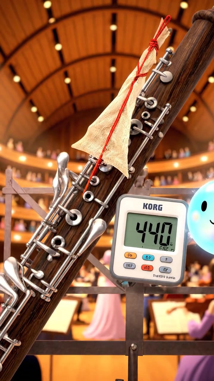 Sopra a nota Lá para a orquestra inteira afinar!