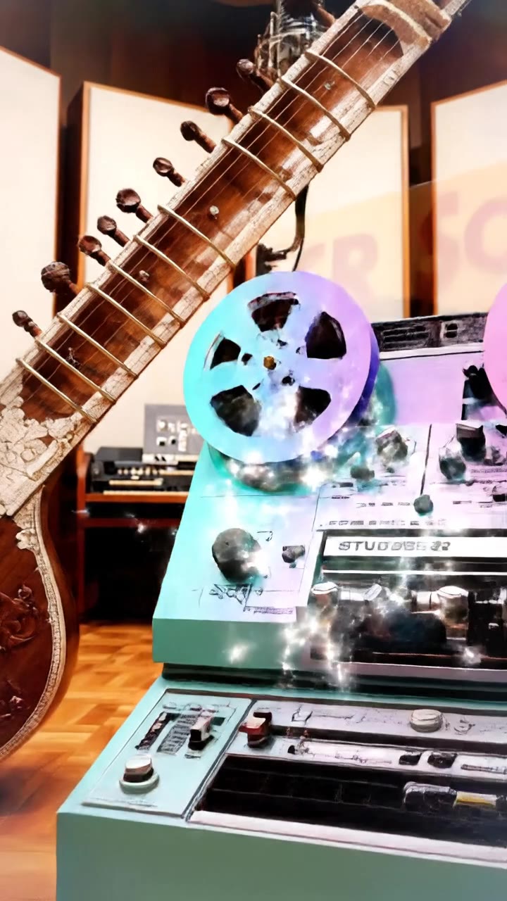 George played a cheap London sitar and changed the sound of