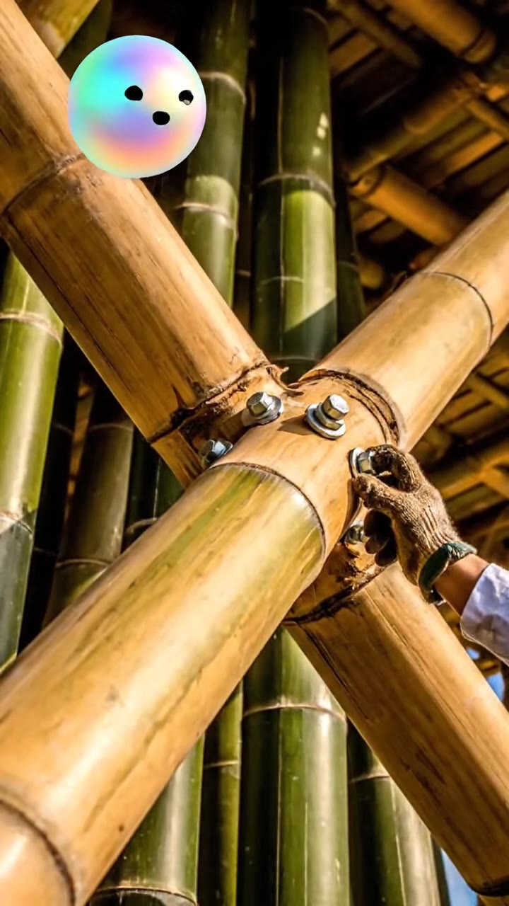 Bamboo Building in the Colombian Andes