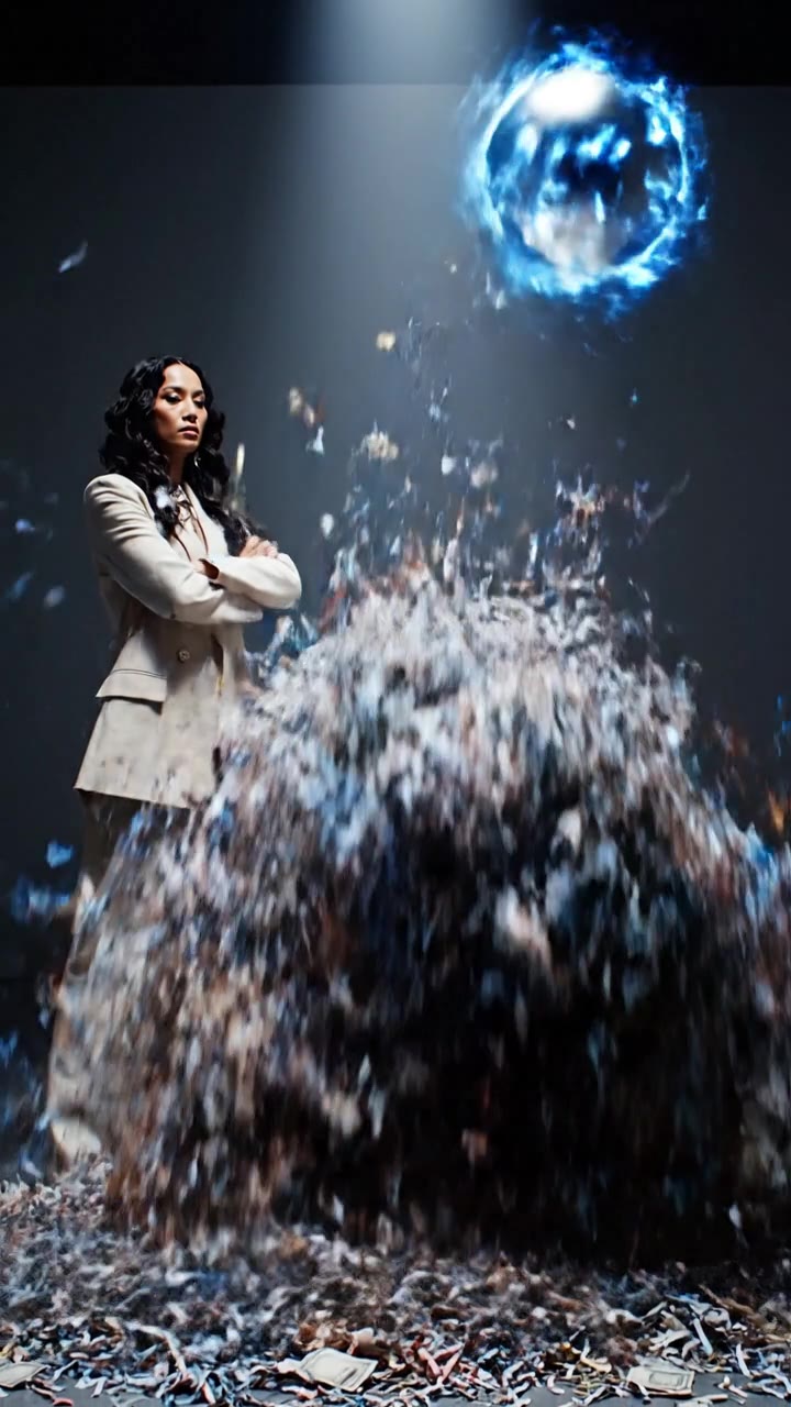 The message behind destroying expensive art