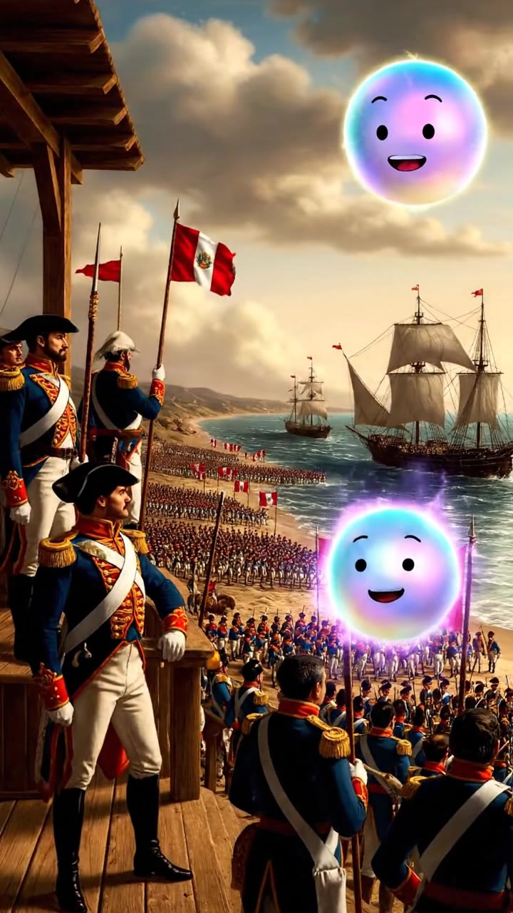 El desembarco patriota en Paracas