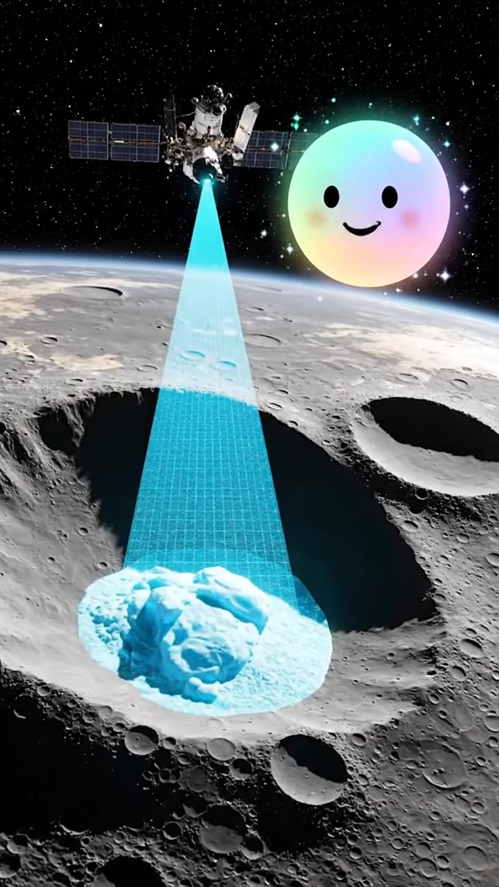A silent scout in lunar orbit