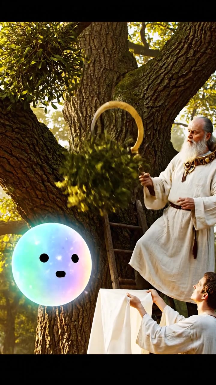 The mistletoe and the golden sickle