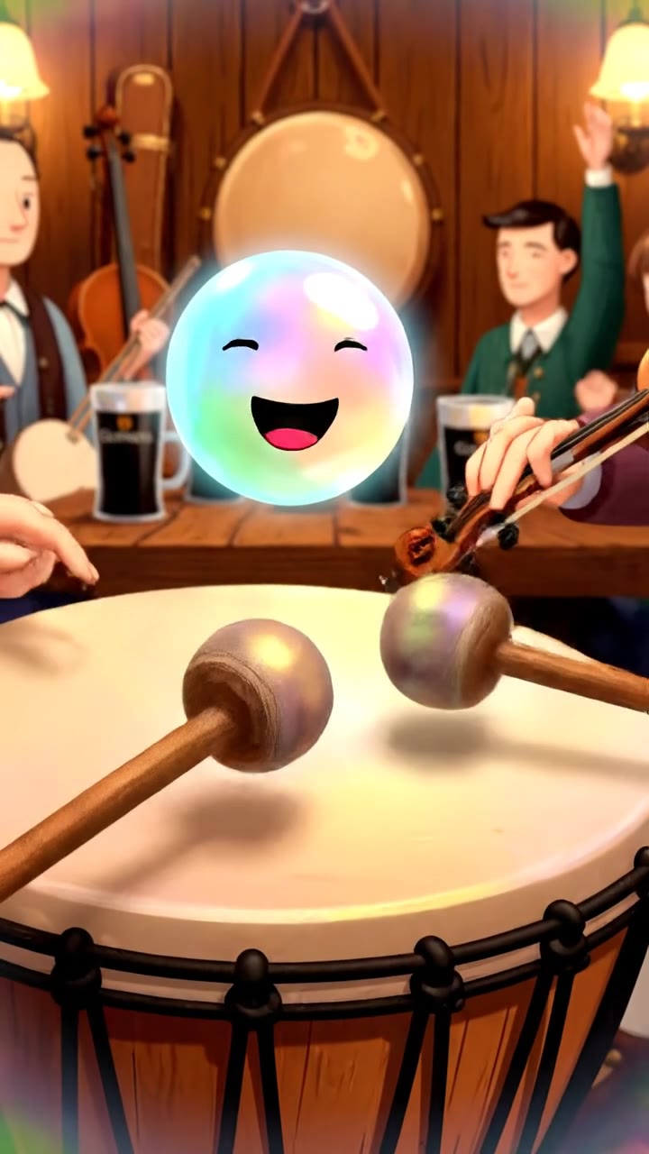 Irish Bodhran Unison in Traditional Reels