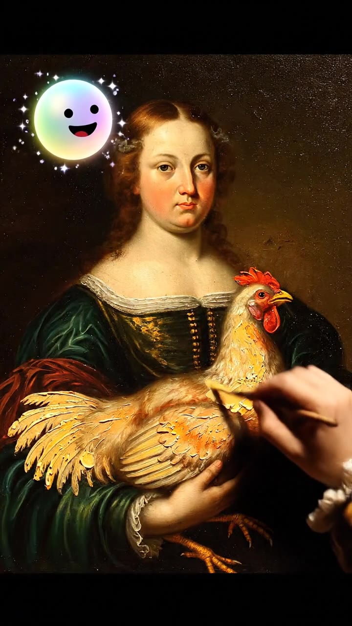 Rembrandt's Mysterious Glowing Mascot Explained