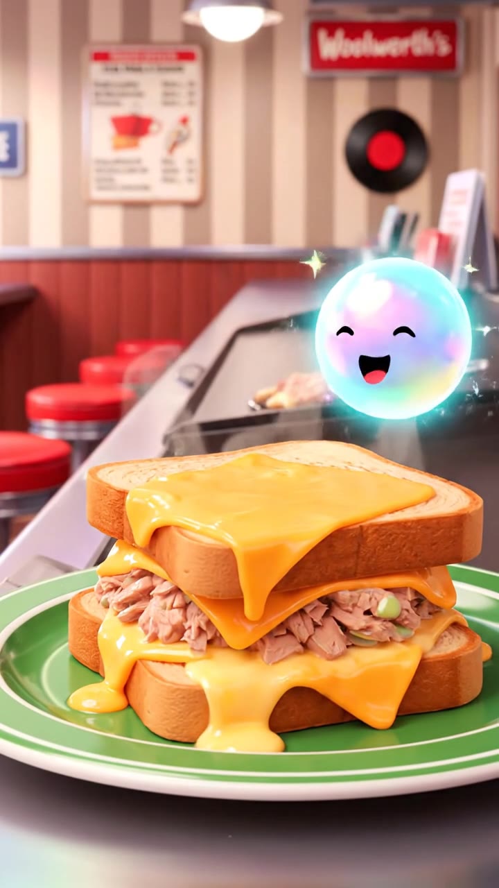 ¡El atún cayó, con queso fundió, el melt nació!
