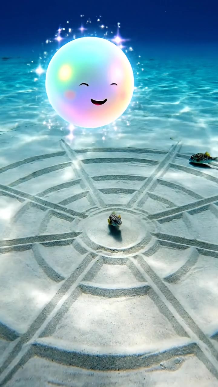 Pufferfish Underwater Crop Circles