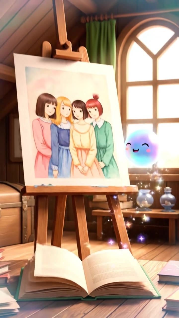 Who illustrated the original March sisters stories?