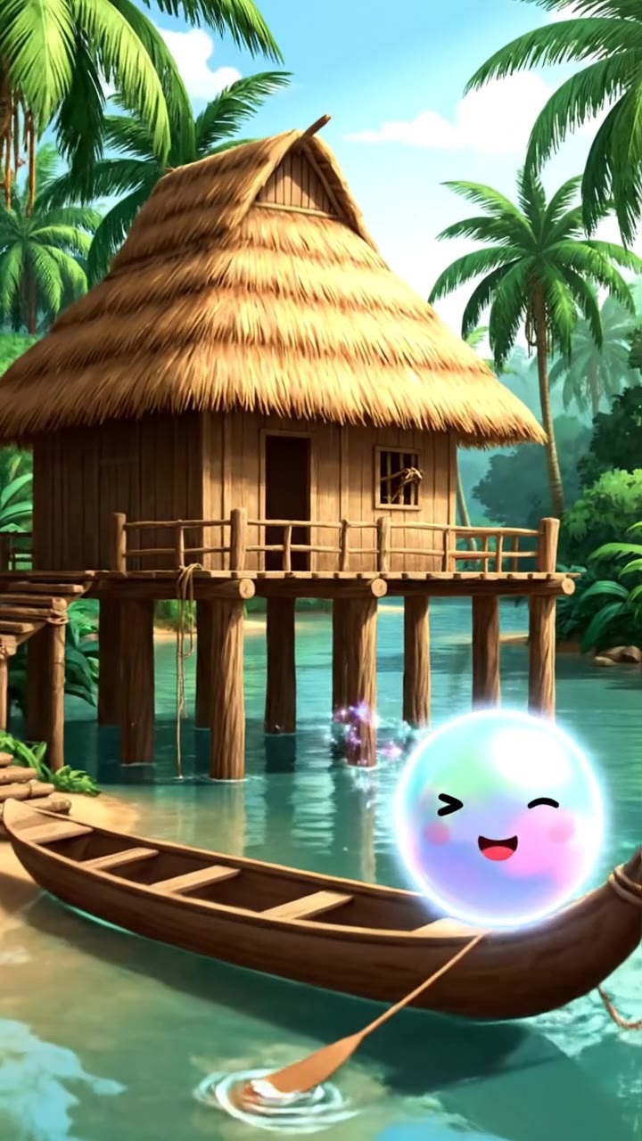 They build their homes right over the water, paddling the