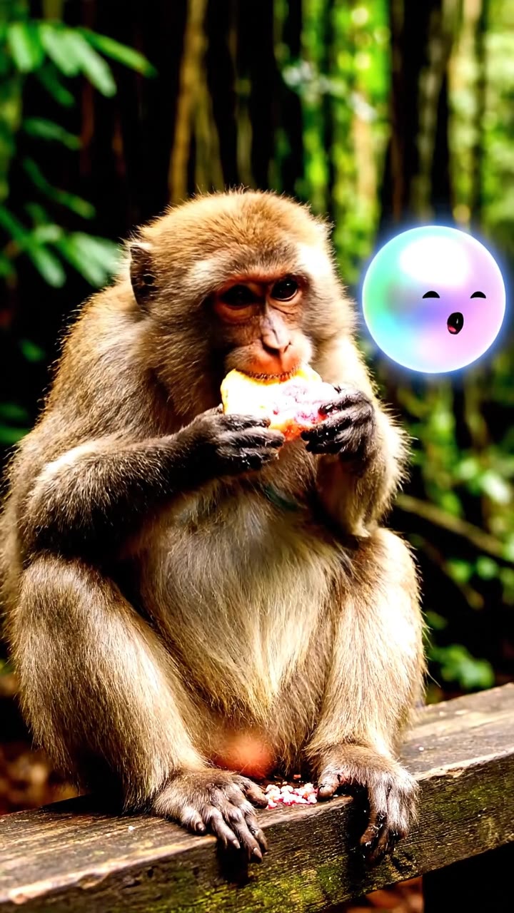 Los macacos asiáticos con sobrepeso de Catemaco