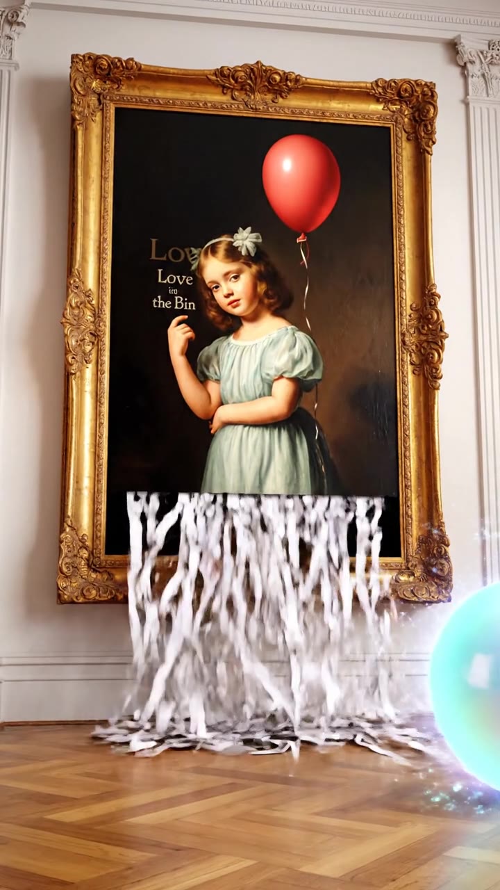 Shredded Masterpiece Art Stunt