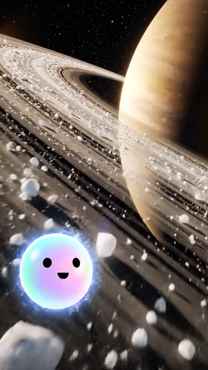 Saturn's Rings: A Cosmic Highway of Ice and Dust