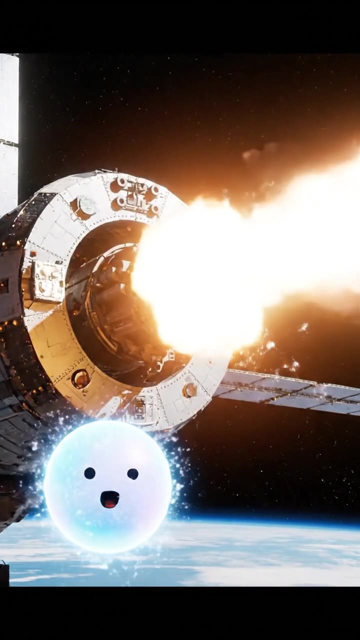 The secret cannon in outer space