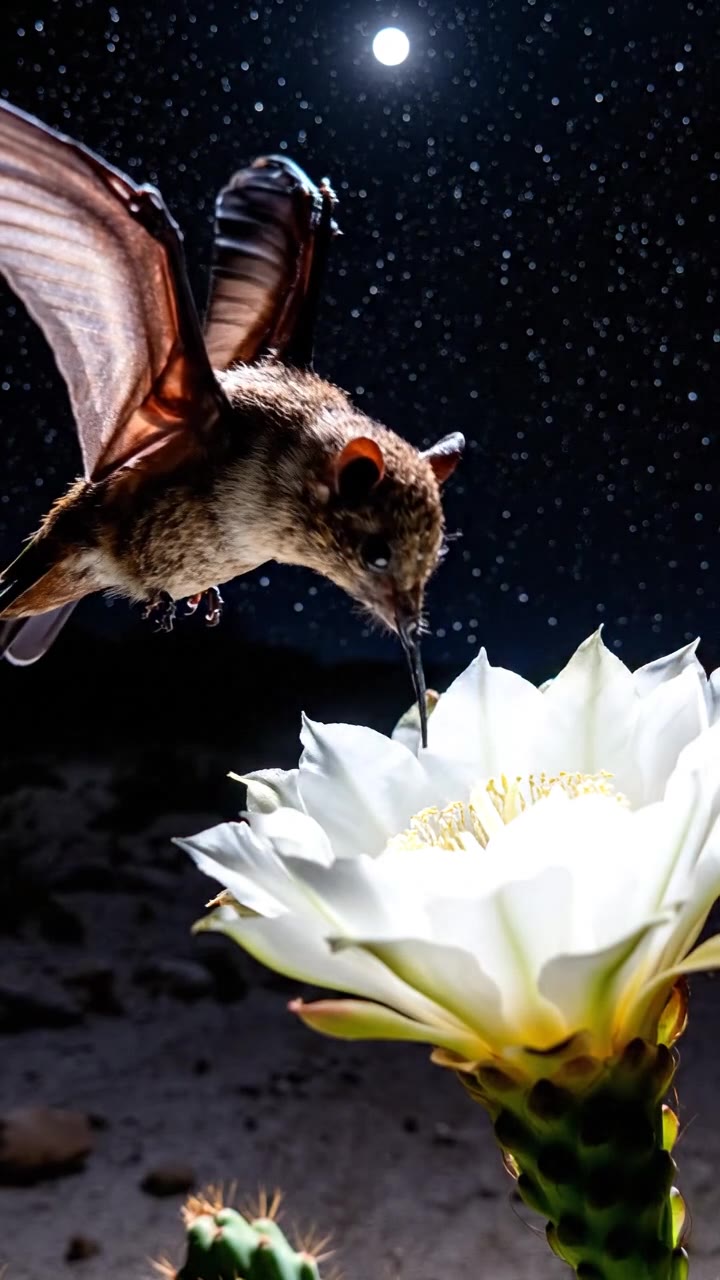 Polinizadores de día y noche: flores de México
