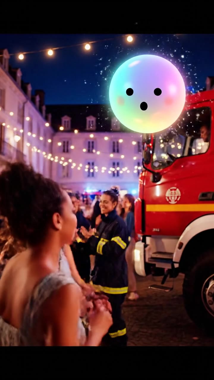 El alegre baile de los bomberos franceses