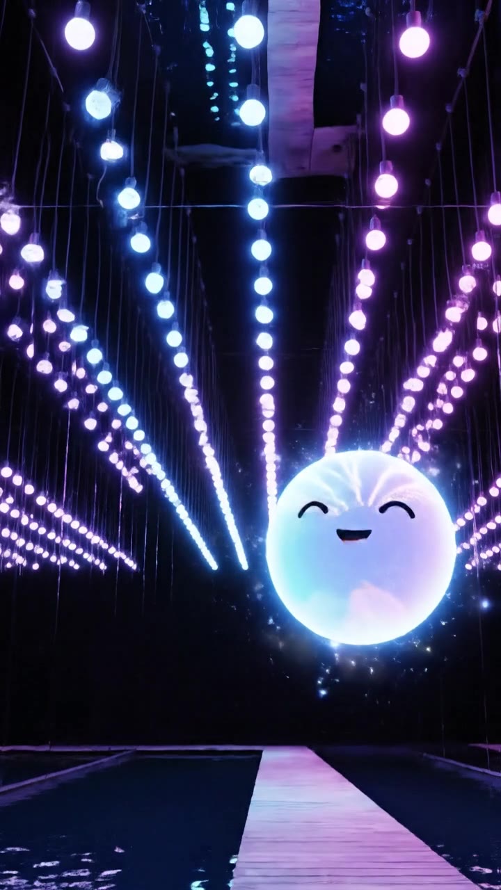 Mirror Room Reflection and Light Illusions