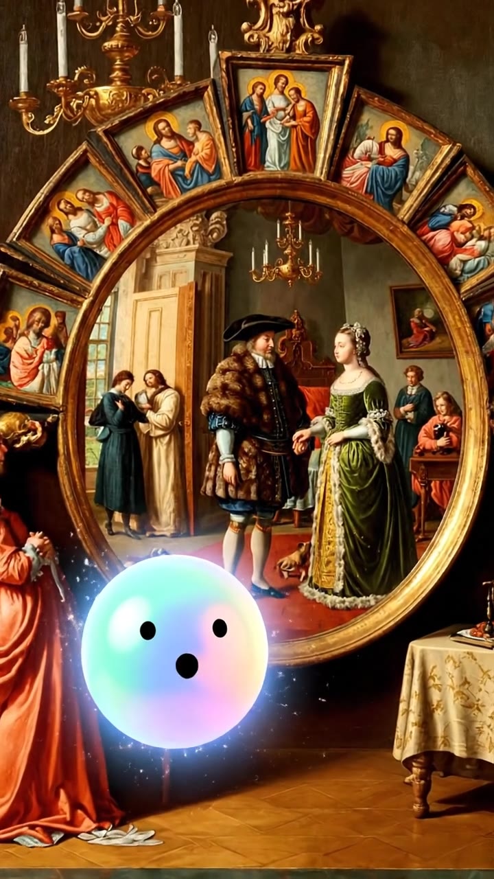 El espejo convexo del matrimonio Arnolfini