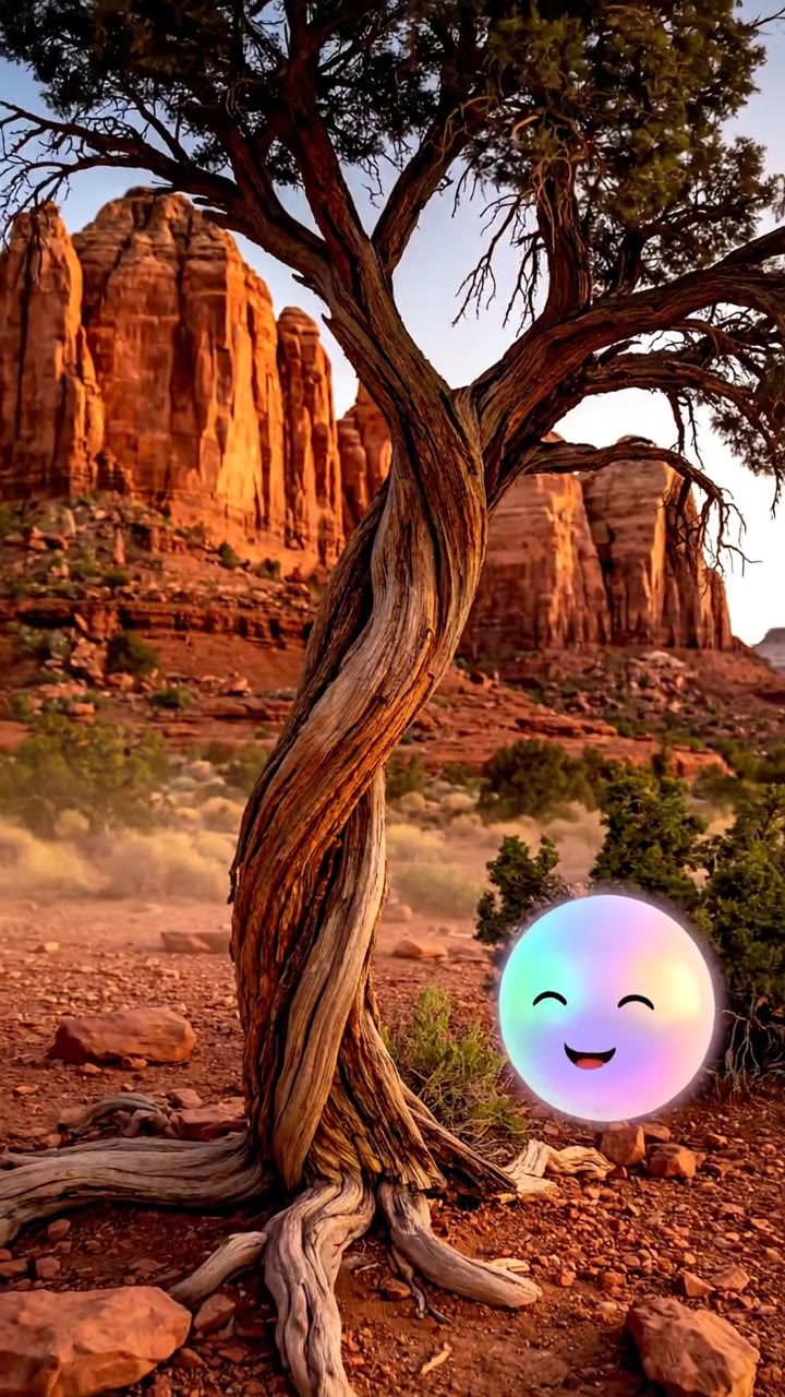 Twisted Juniper Trees of Sedona Vortexes