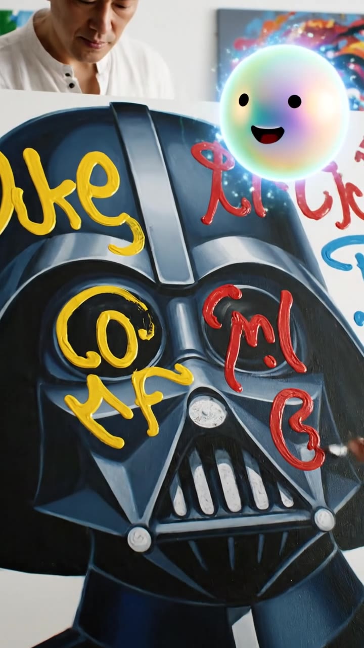 Squiggly Words and Pop Culture in Korean Art