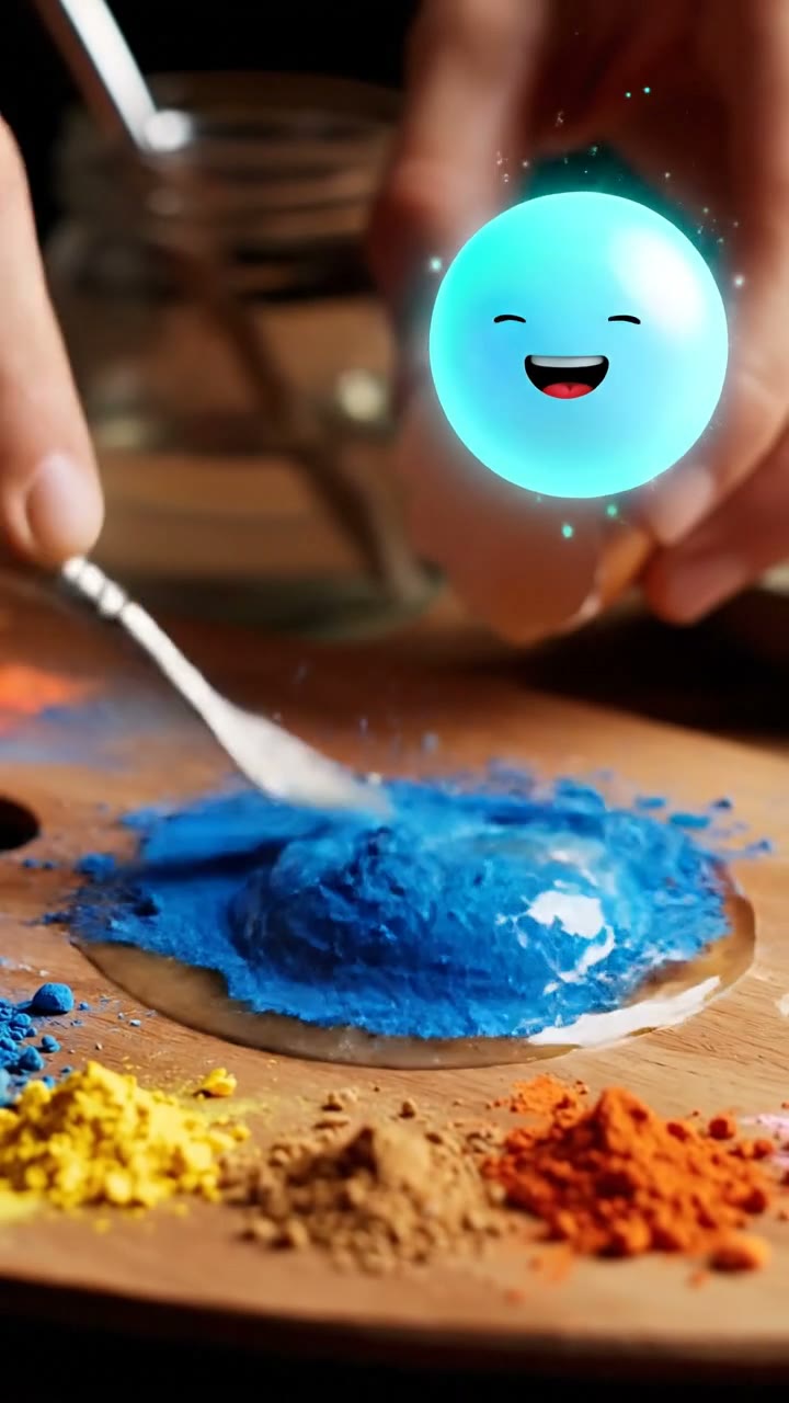 Making permanent paint using breakfast eggs