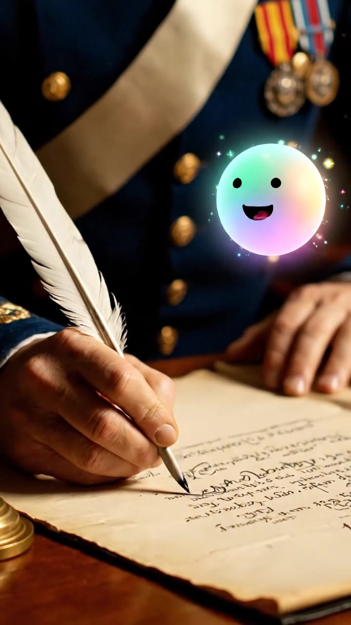 Firma storica del 1861 dell'Esercito Italiano