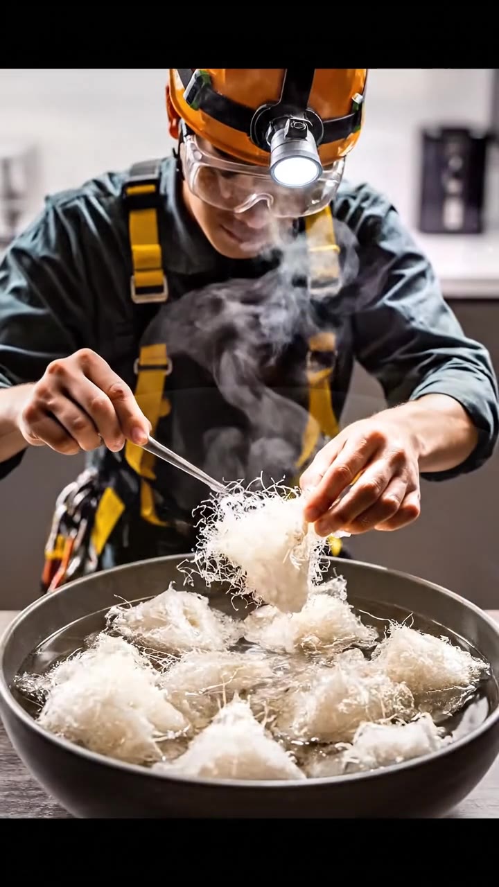Edible Bird Nests Made of Saliva