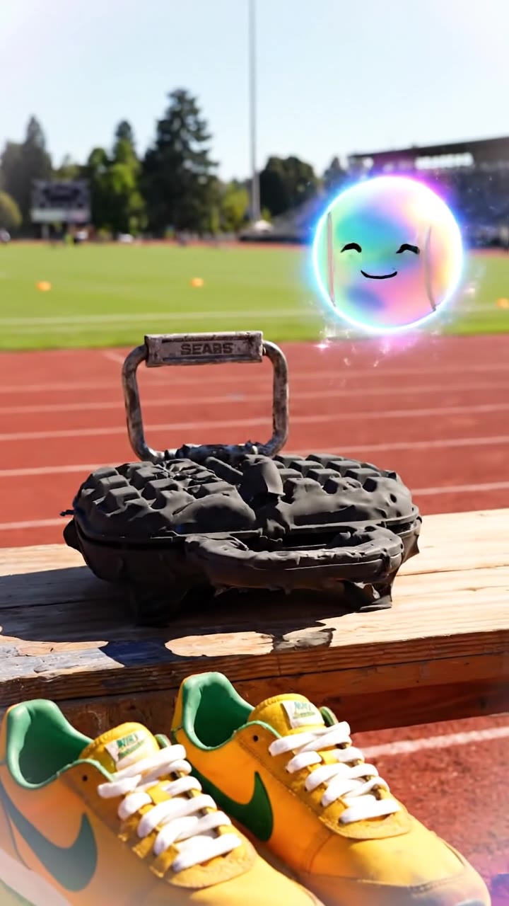 He wore the swoosh on the track (oh yeah) / Now the whole