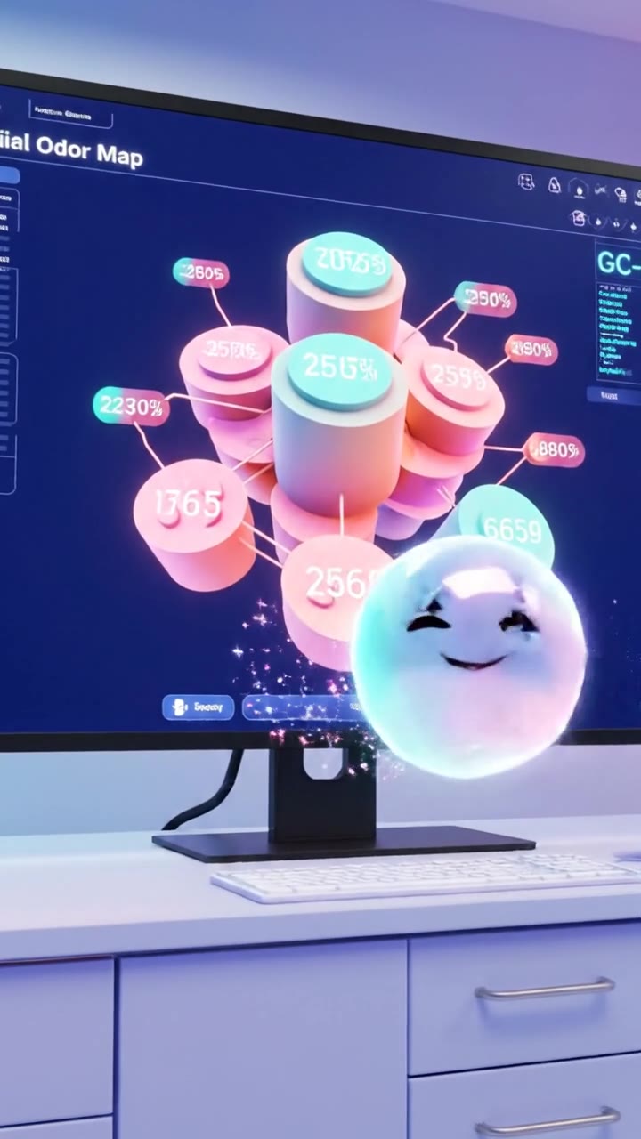 AI Scent Mapping: Tracing Odor Molecules